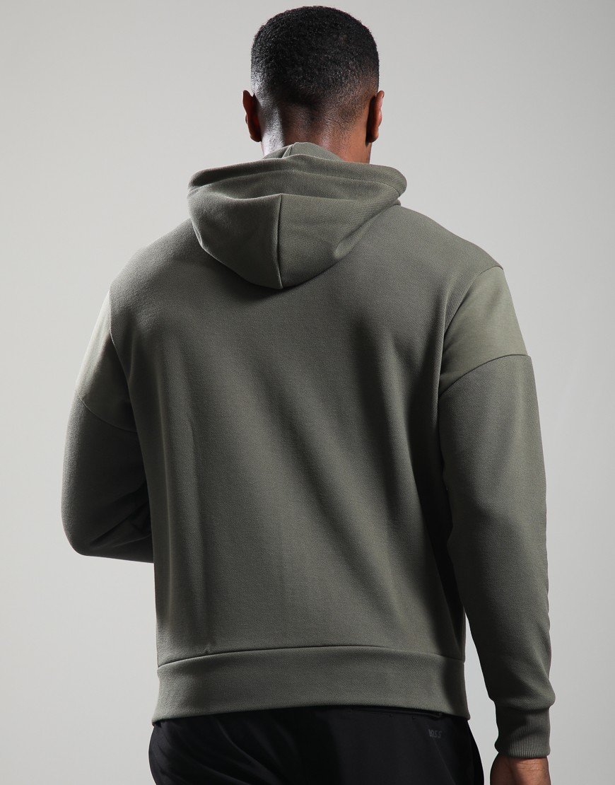 BOSS SW_Union Saggy Hoodie Open Green 