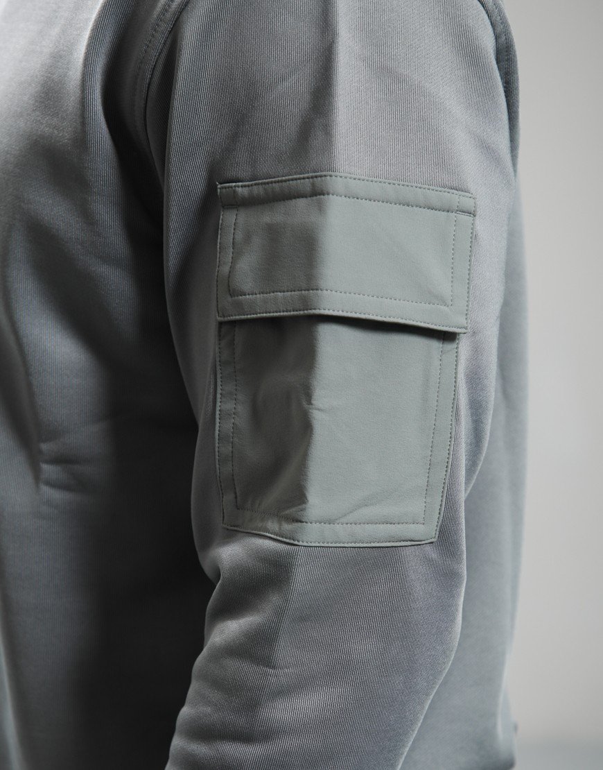 BOSS We_Functional Sweat Open Grey