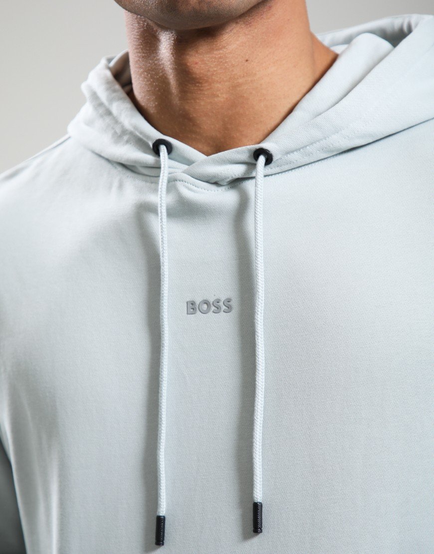 BOSS WeSmall hoodie Silver