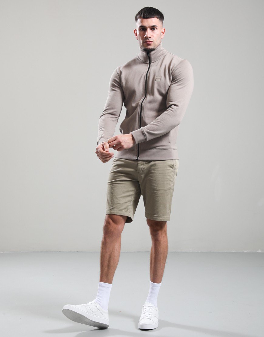 BOSS Zestart Zip Sweat Open Green