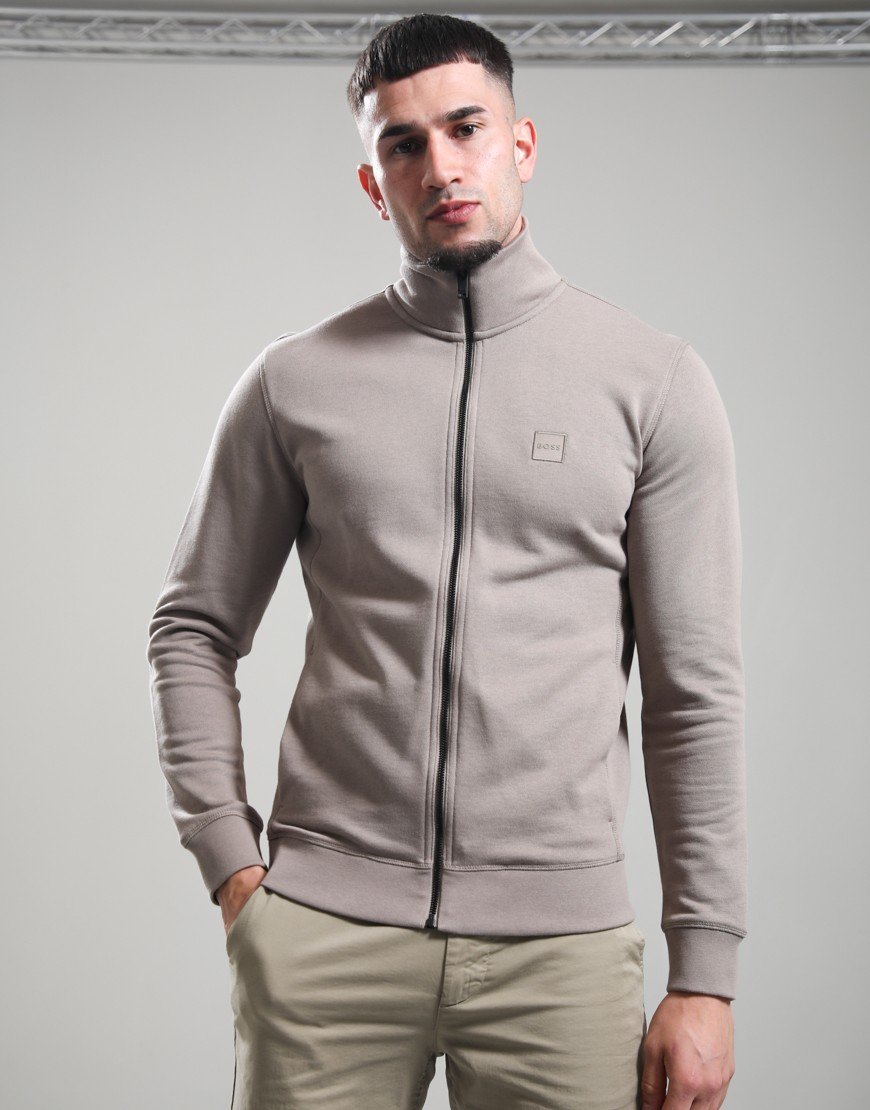 BOSS Zestart Zip Sweat Open Green