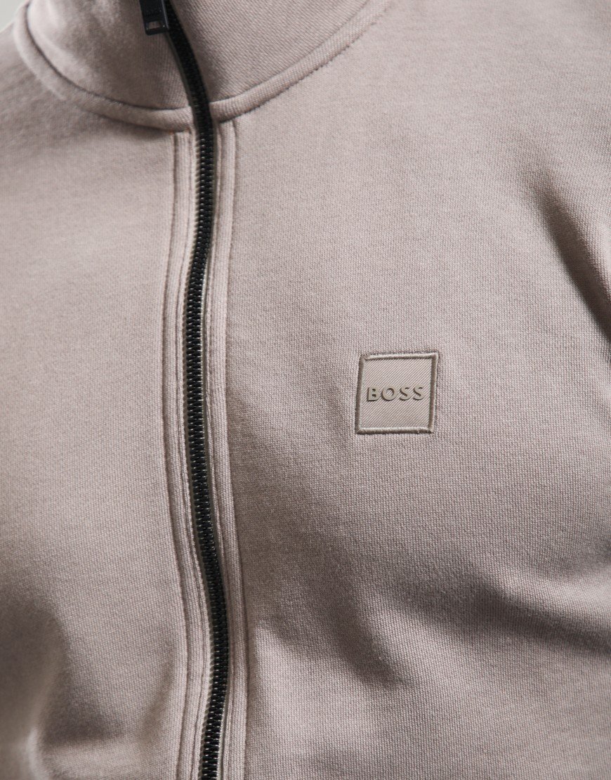BOSS Zestart Zip Sweat Open Green