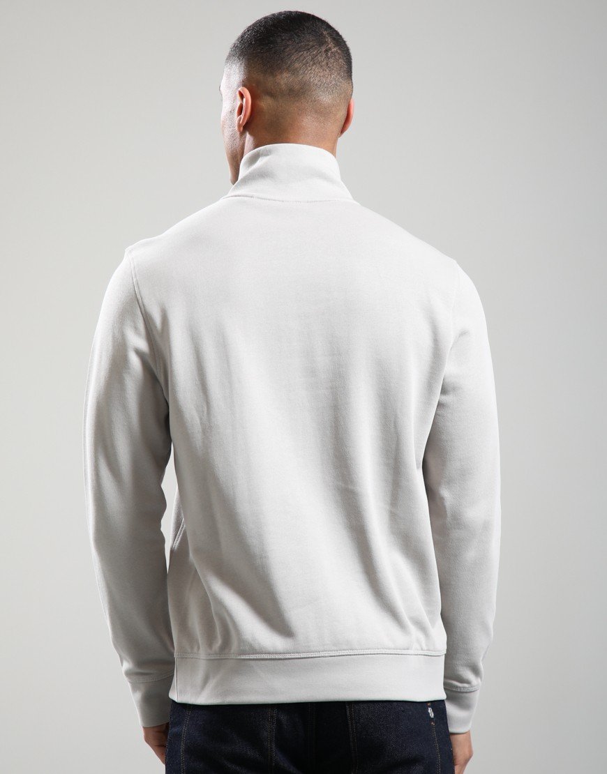 BOSS Zetrust Half Zip Sweat Light Open Grey