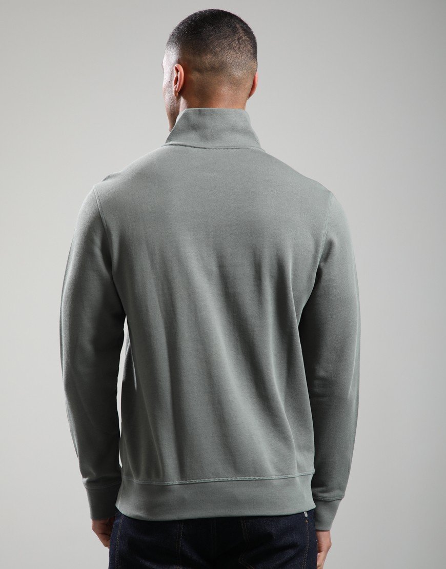 BOSS Zetrust Half Zip Sweat Open Grey