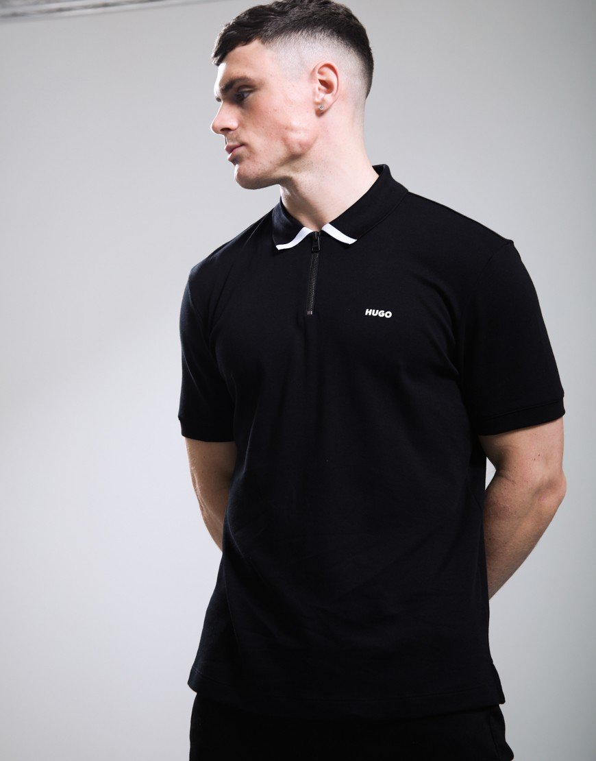 HUGO Dalomino Polo Shirt Black