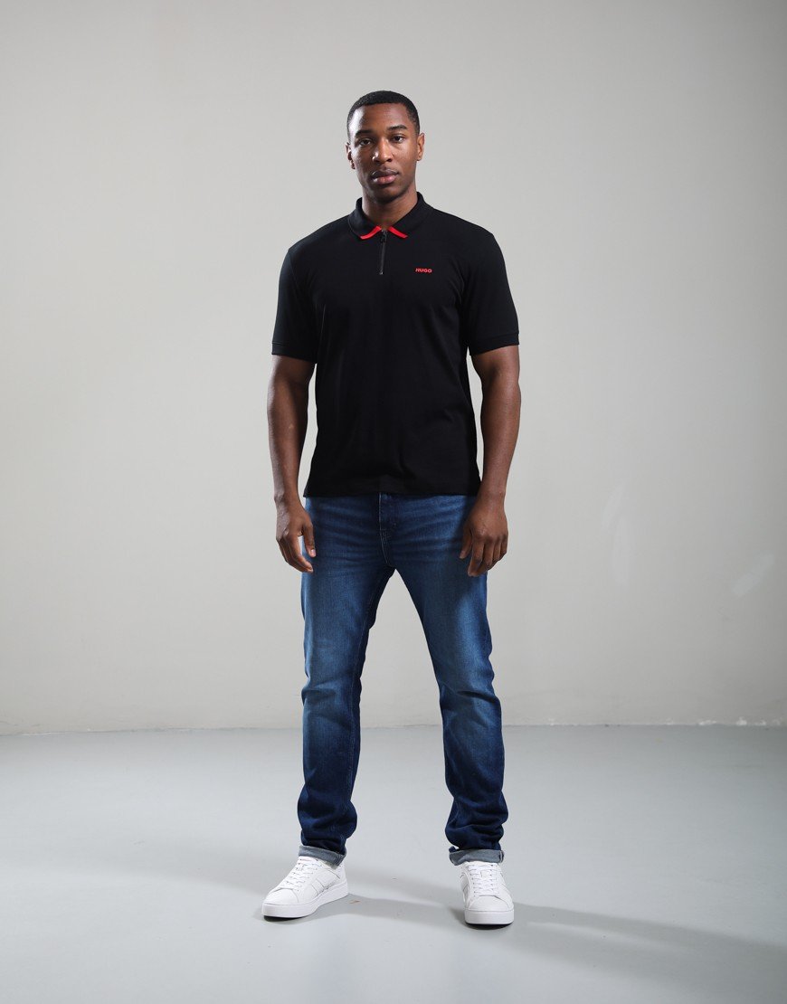 HUGO Dalomino Polo Shirt Black