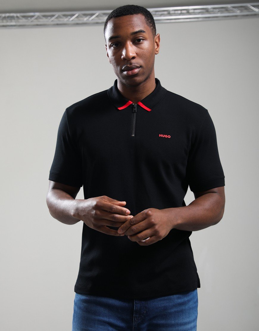 HUGO Dalomino Polo Shirt Black