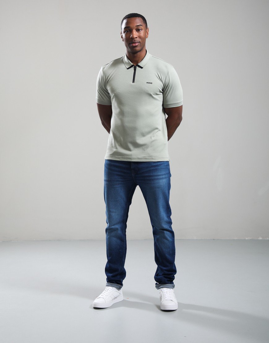 HUGO Dalomino Polo Shirt Light Pastel Green