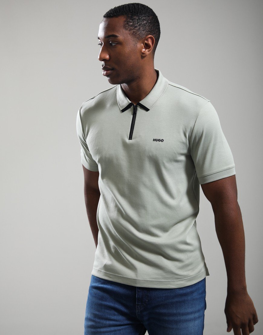 HUGO Dalomino Polo Shirt Light Pastel Green
