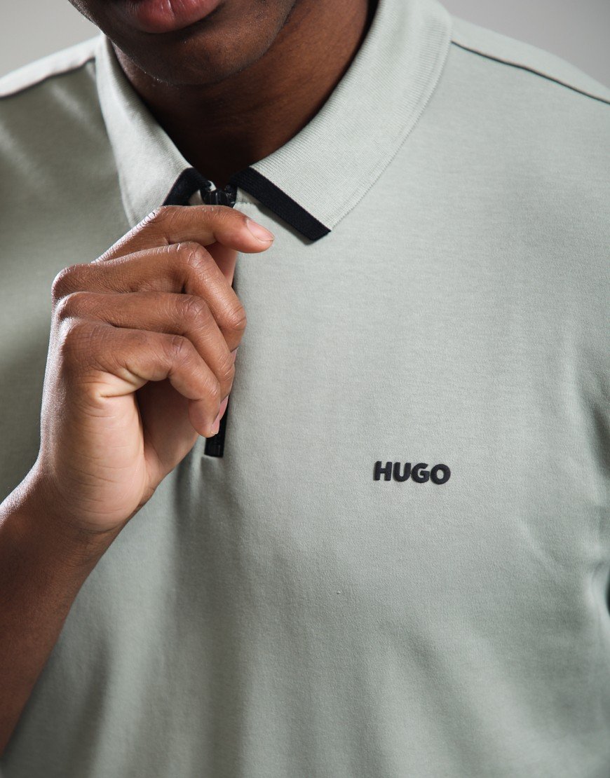 HUGO Dalomino Polo Shirt Light Pastel Green