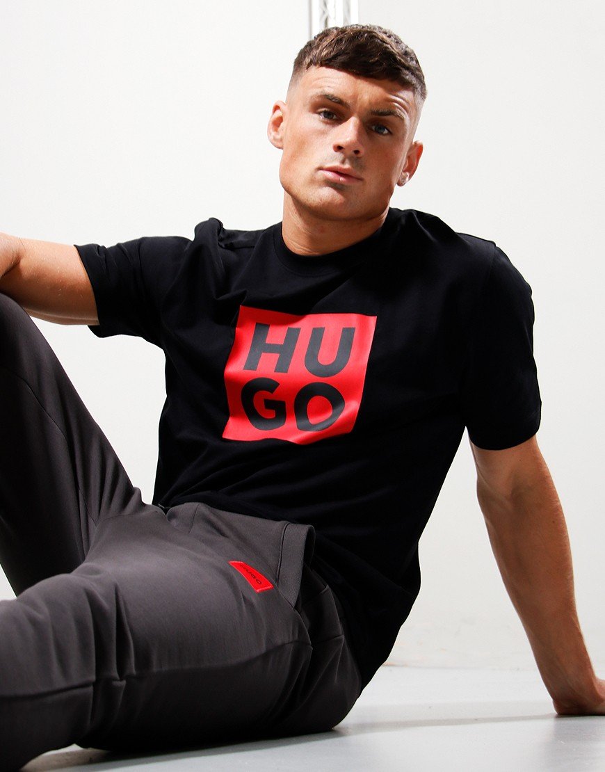 HUGO Daltor T-Shirt Black - Terraces Menswear