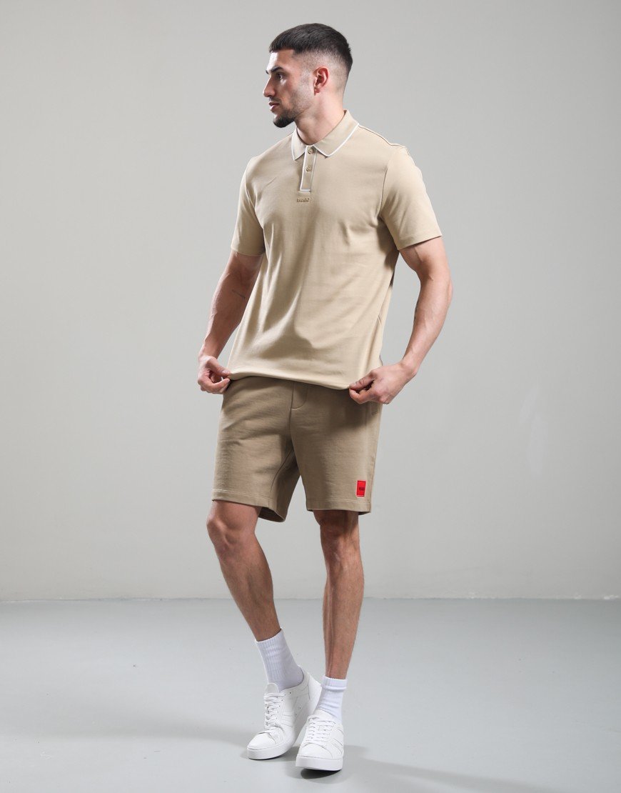 HUGO Dalumo Polo Shirt Medium Beige
