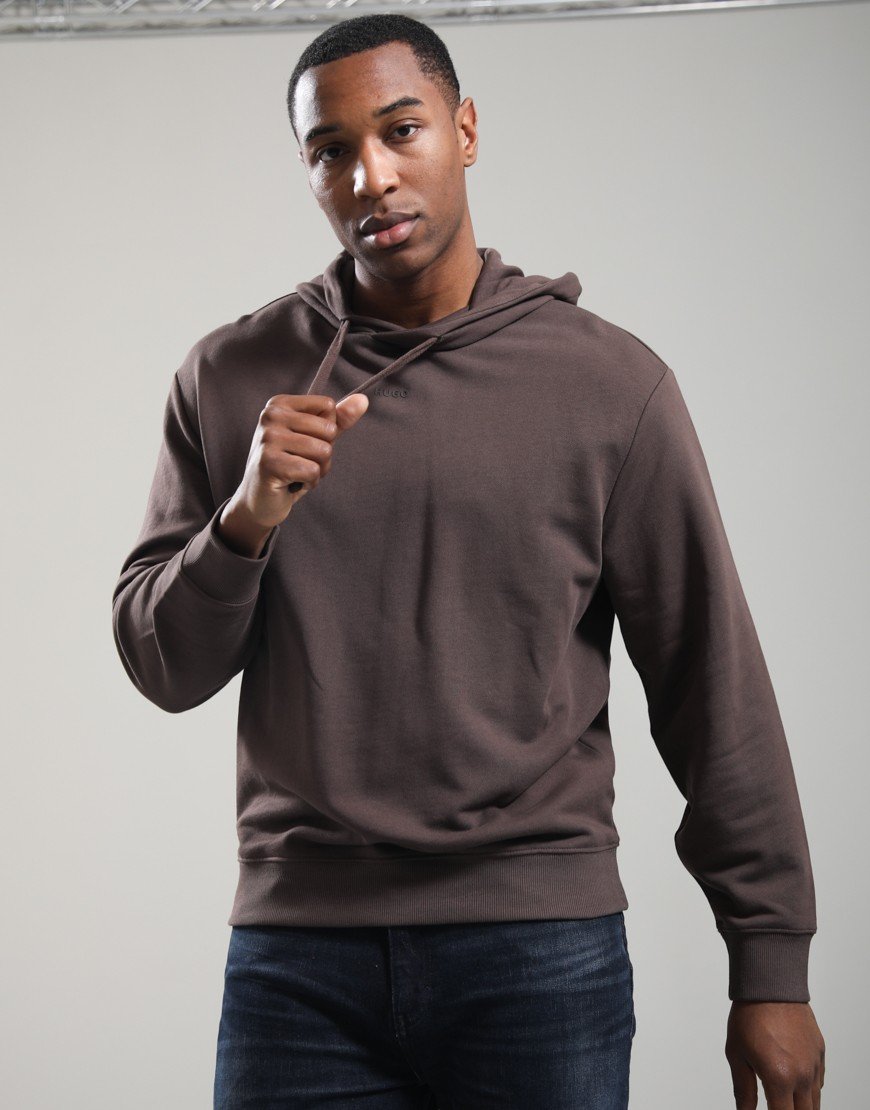 HUGO Dapo Hoodie Brown Overflow