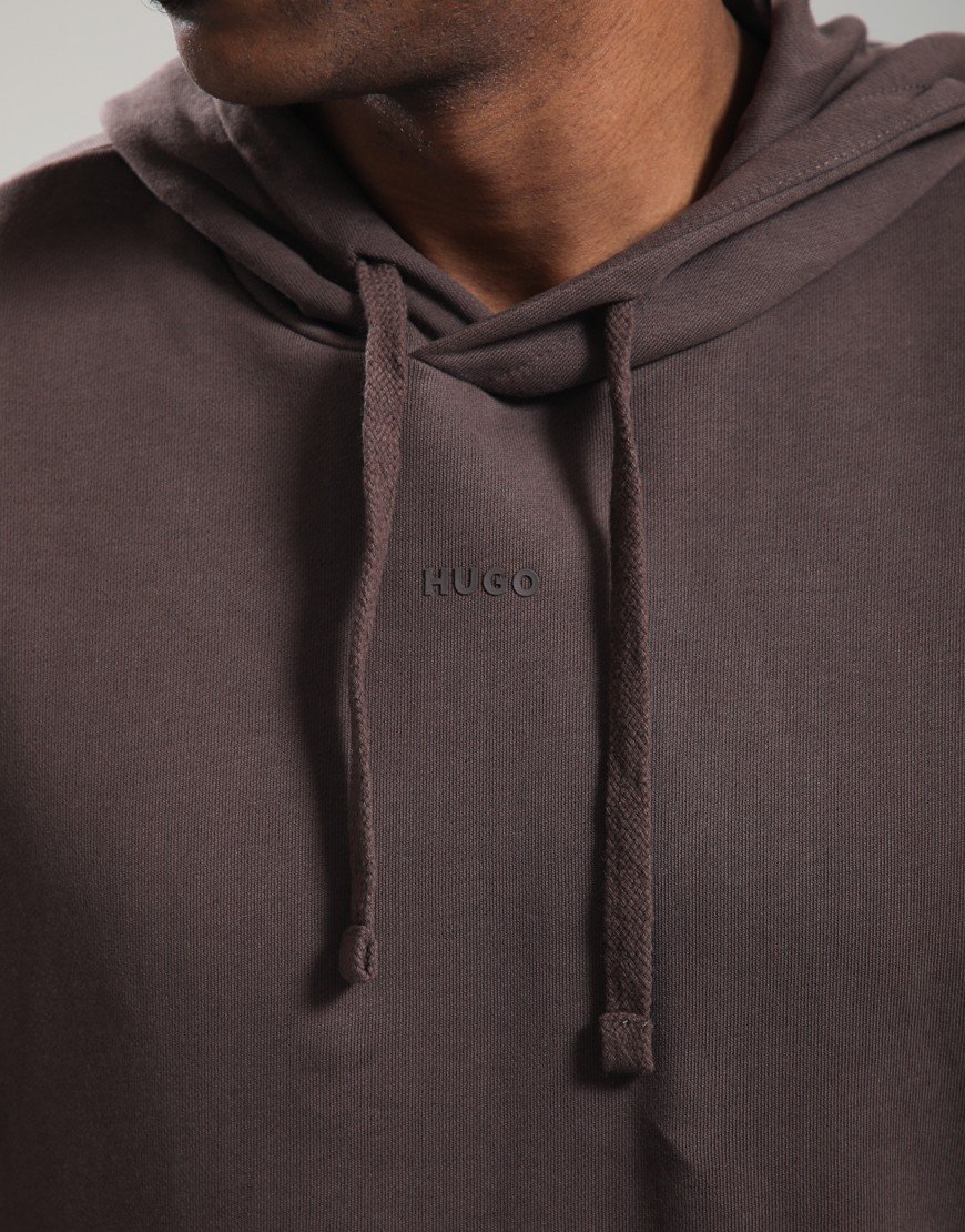 HUGO Dapo Hoodie Brown Overflow