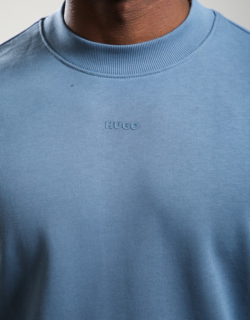 HUGO Dapo Crew Sweat Open Blue