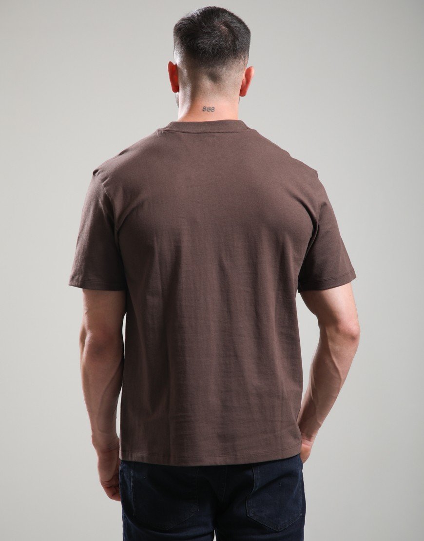 HUGO Dapolino T-Shirt Brown Overflow