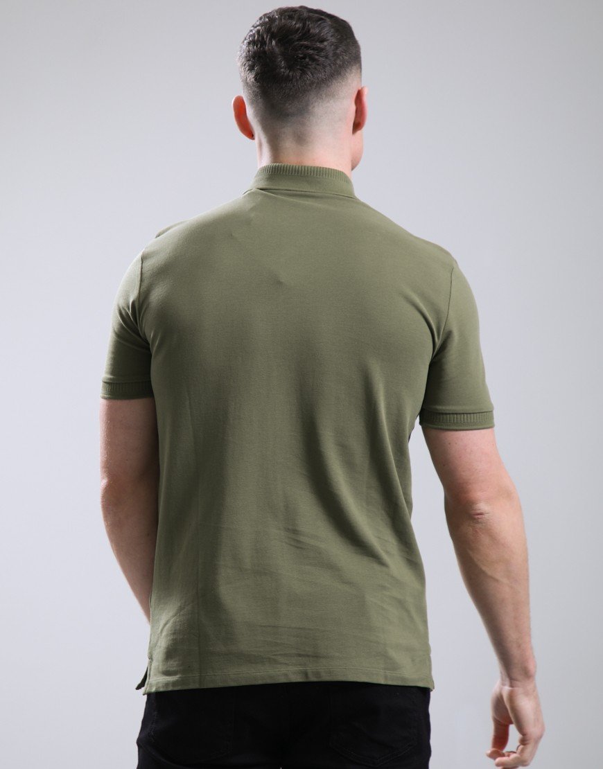 HUGO Dereso222 Polo Shirt Open Green