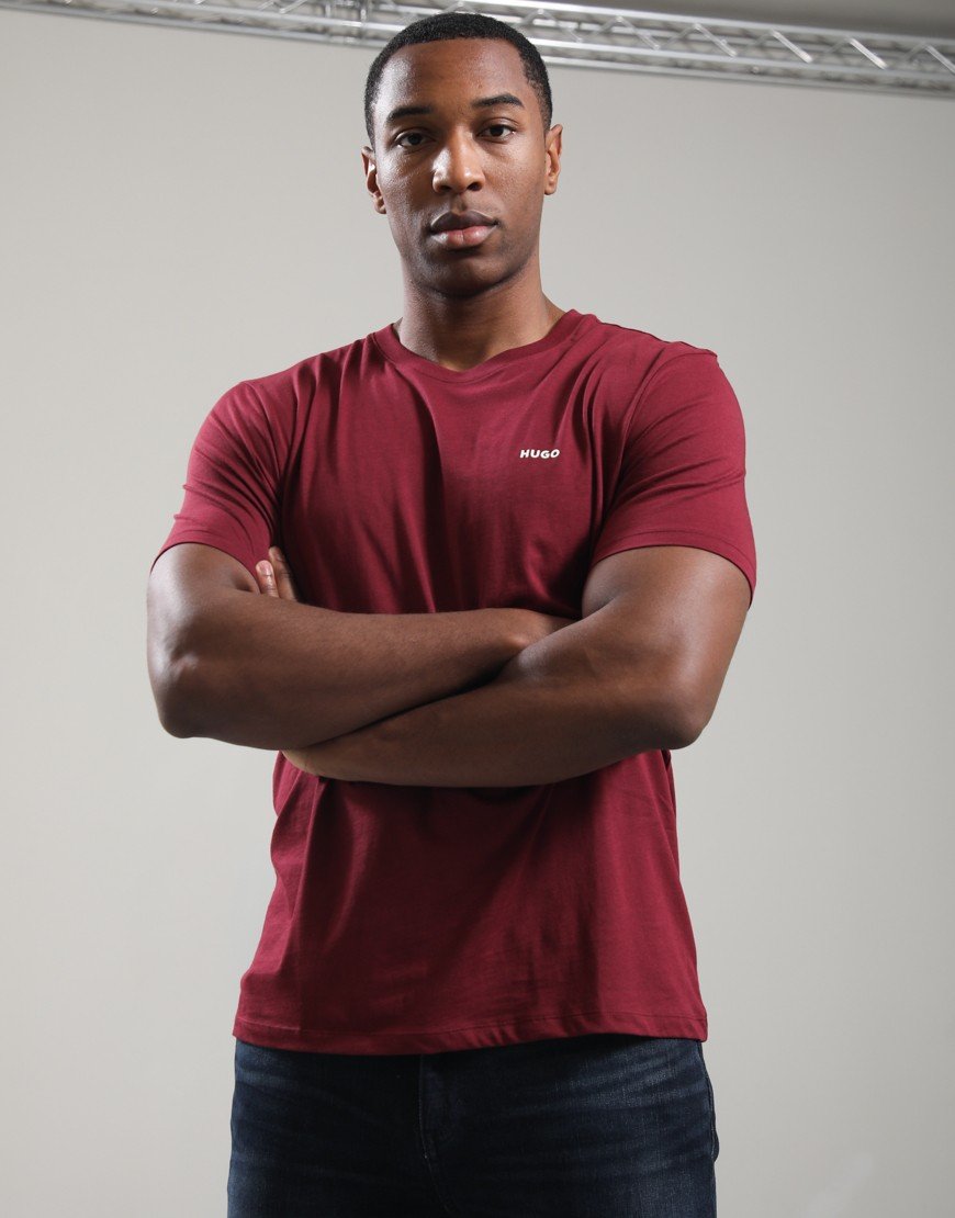 HUGO Dero222 T-Shirt Dark Pink