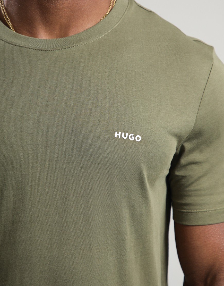HUGO Dero222 T-Shirt Open Green