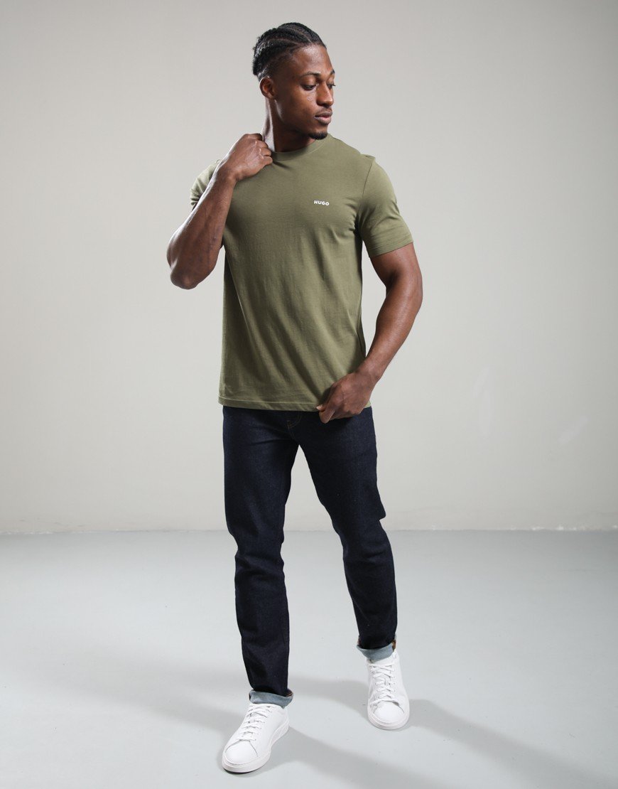 HUGO Dero222 T-Shirt Open Green