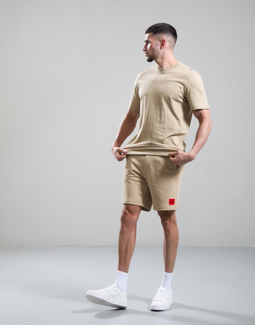HUGO Dero222 T-Shirt Medium Beige