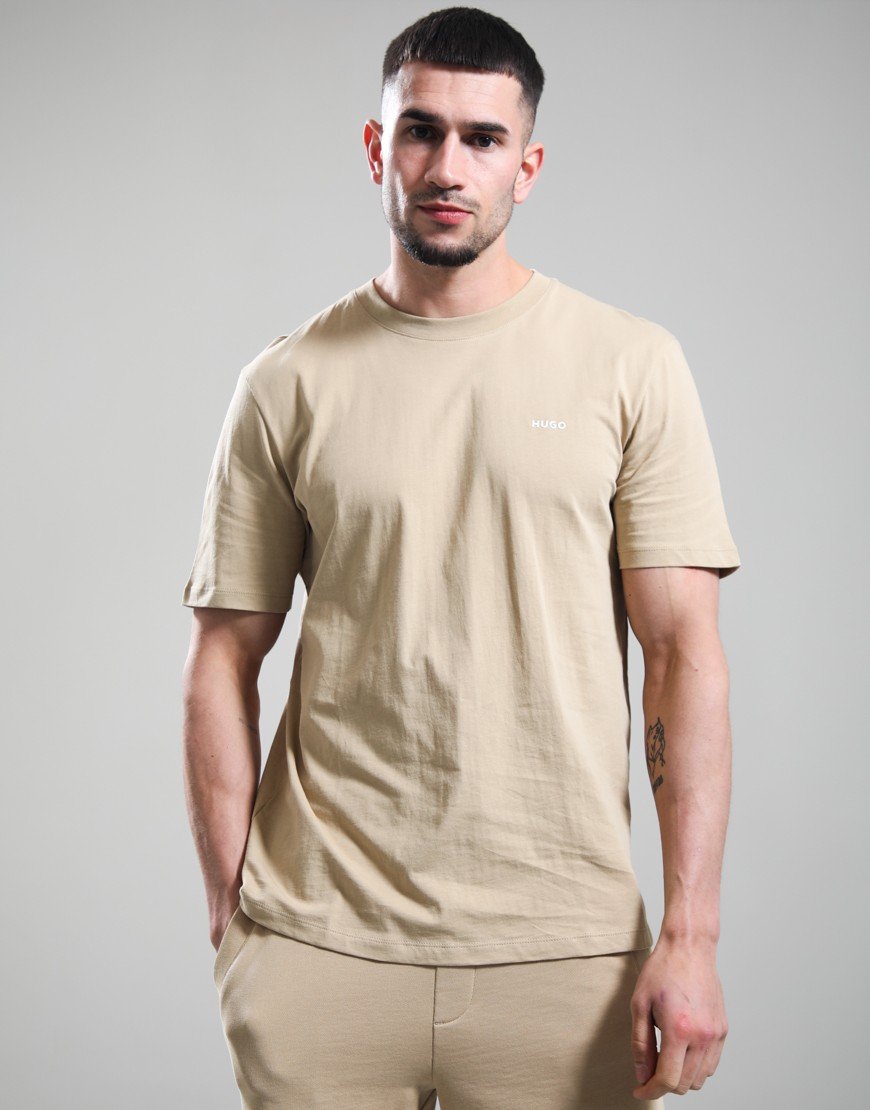 HUGO Dero222 T-Shirt Medium Beige