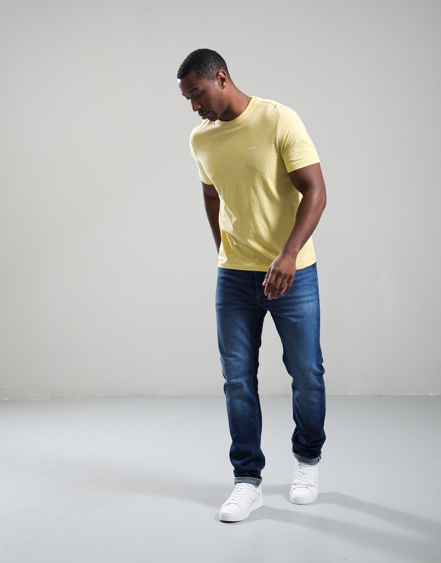 HUGO Dero222 T-Shirt Medium Yellow