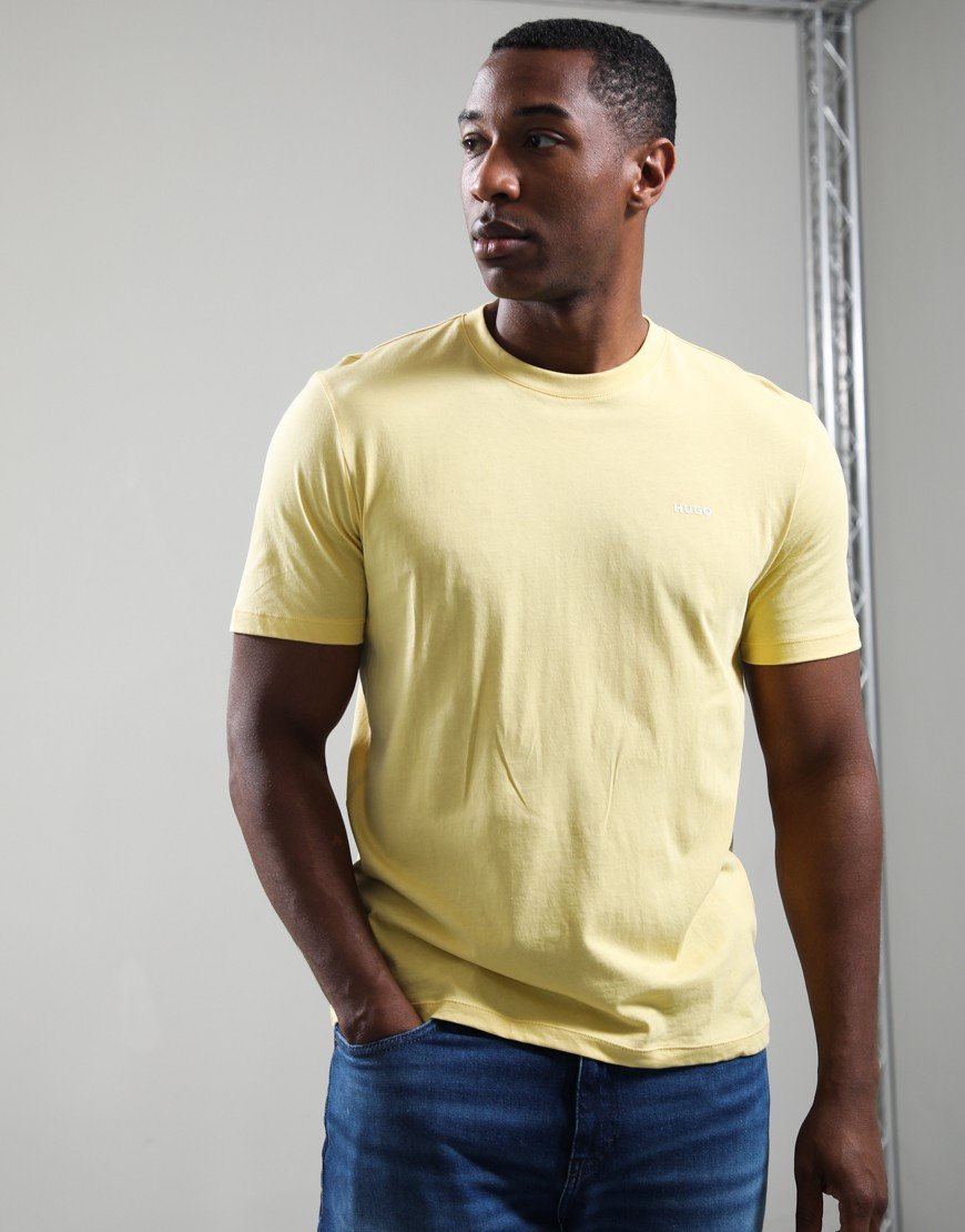 HUGO Dero222 T-Shirt Medium Yellow