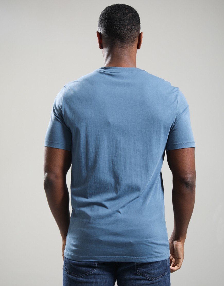 HUGO Dero222 T-Shirt Open Blue