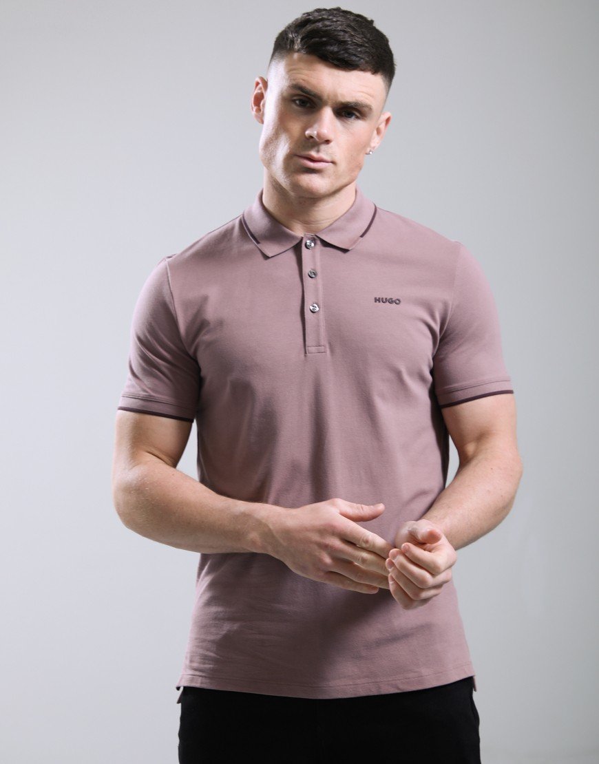 HUGO Dinoso222 Polo Shirt Light/Pastel Brown