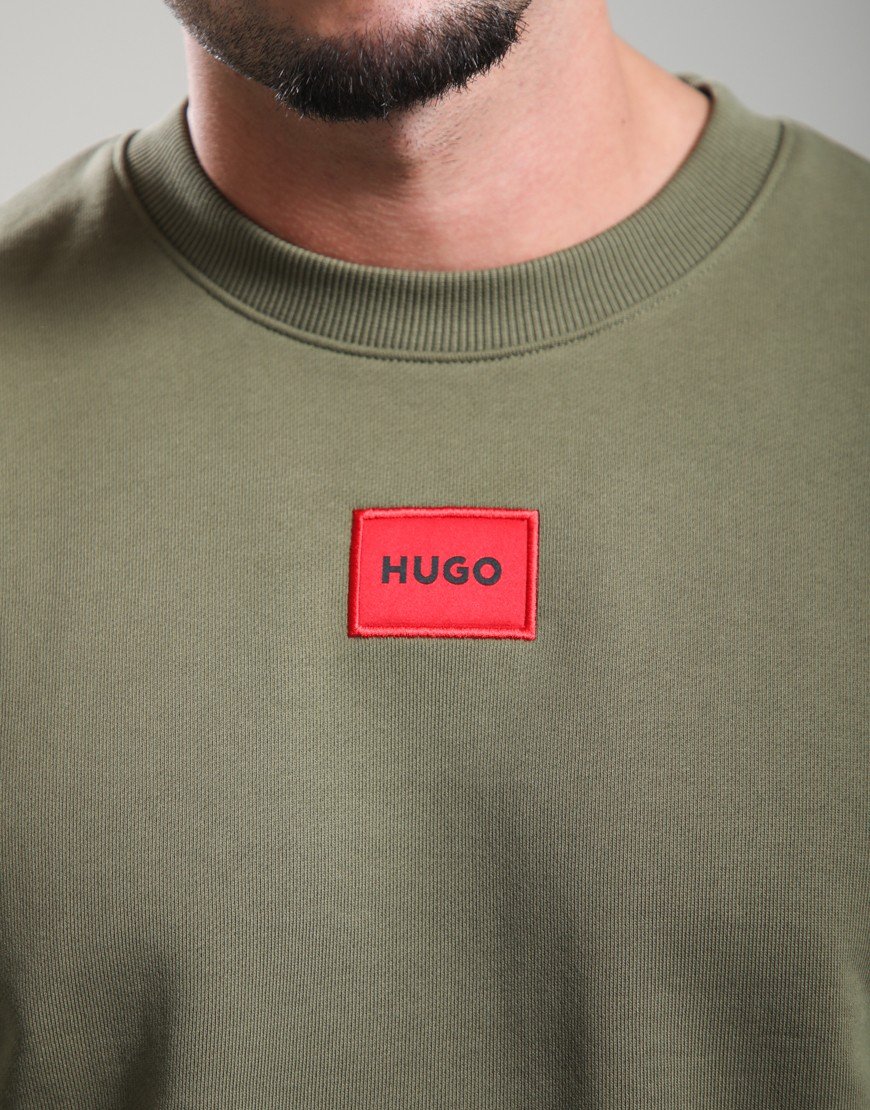 HUGO Diragol212 Crew Sweat Open Green 389