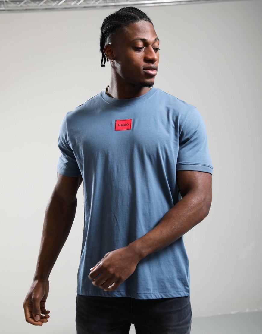 HUGO Diragolino212 T-Shirt Open Blue
