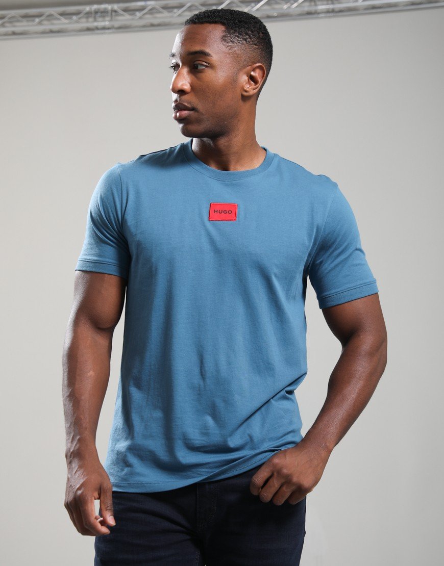 HUGO Diragolino212 T-Shirt Turquoise/Aqua