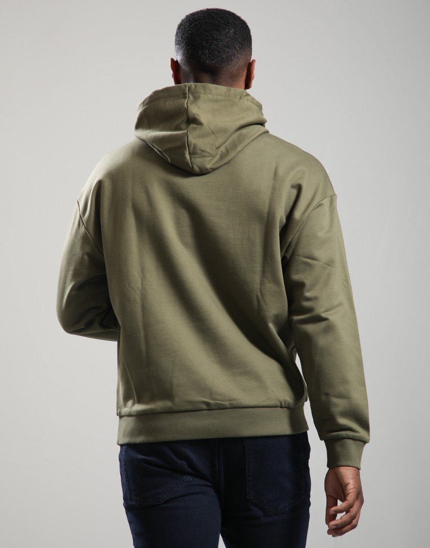 HUGO Ditchle Hoodie Open Green