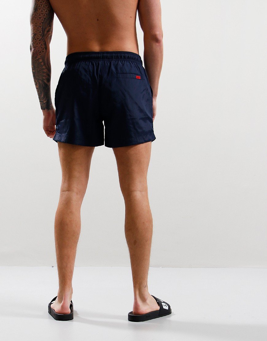 HUGO Dominica Swim Short Dark Blue - Terraces Menswear