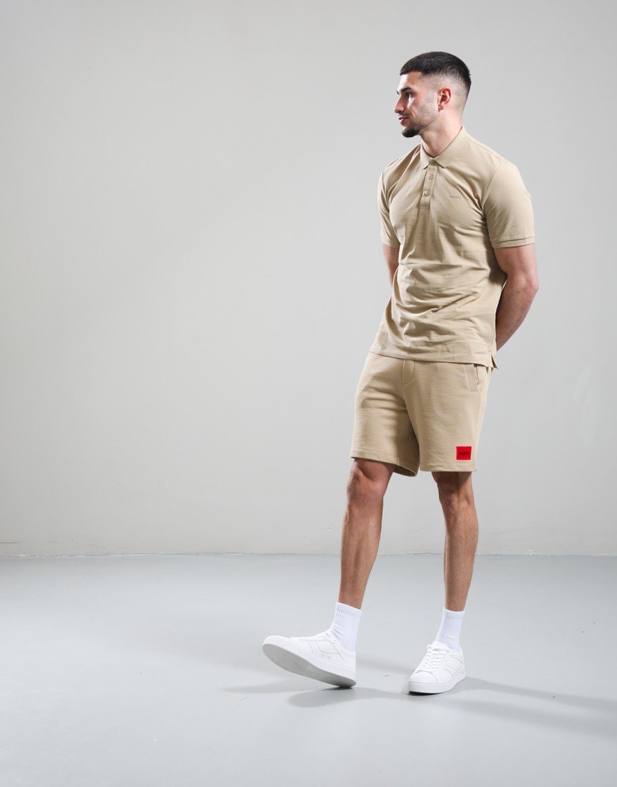 HUGO Donos222 Polo Shirt Medium Beige