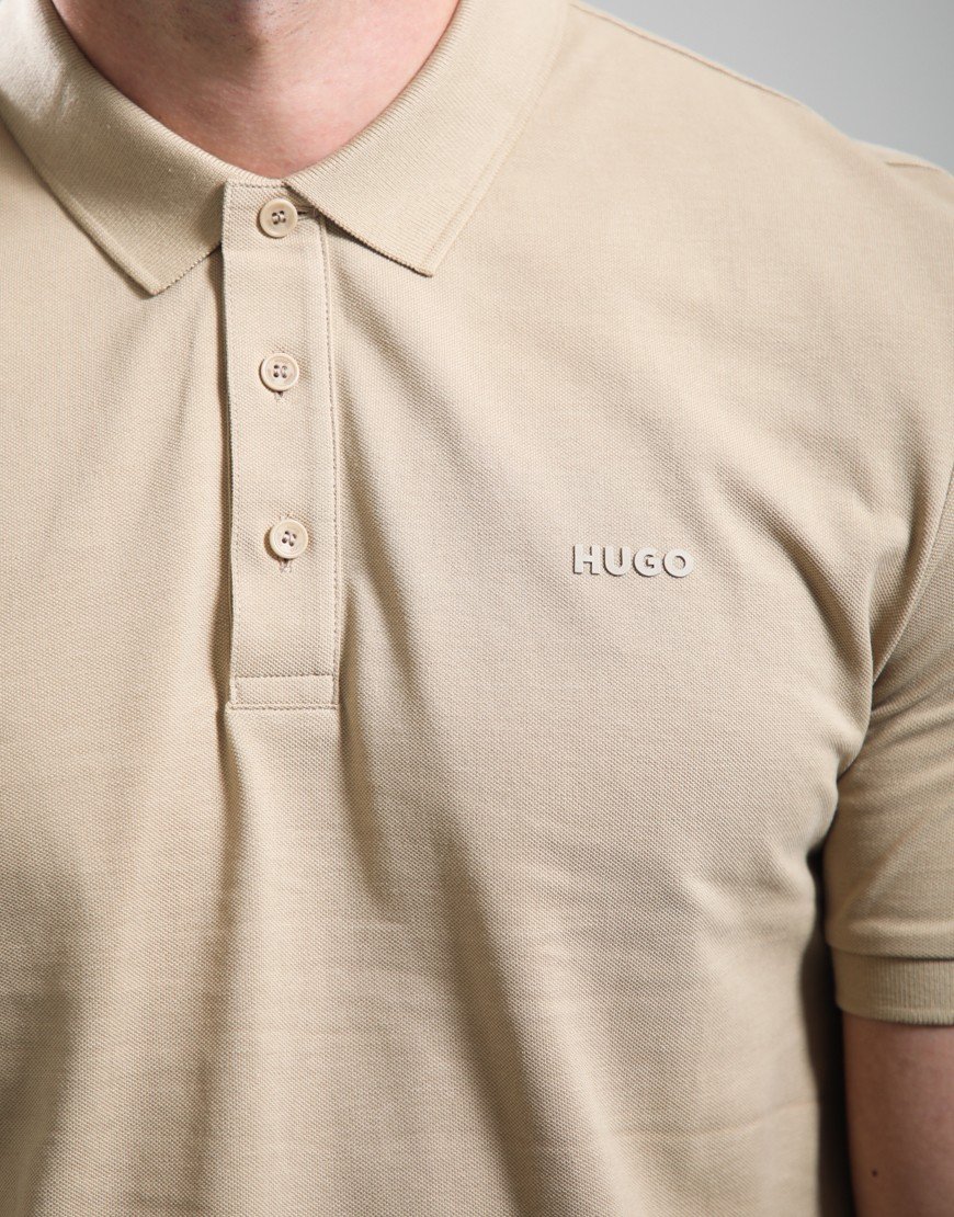 HUGO Donos222 Polo Shirt Medium Beige