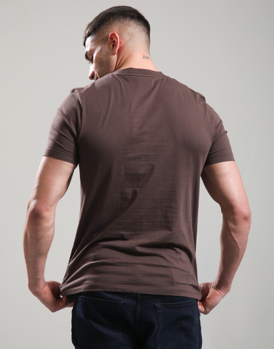 HUGO Dulivio T-Shirt Brown Overflow
