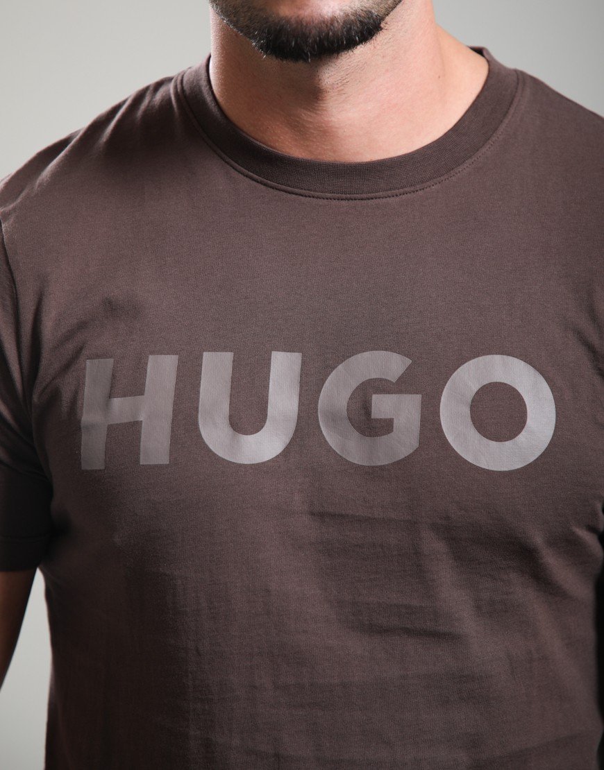 HUGO Dulivio T-Shirt Brown Overflow