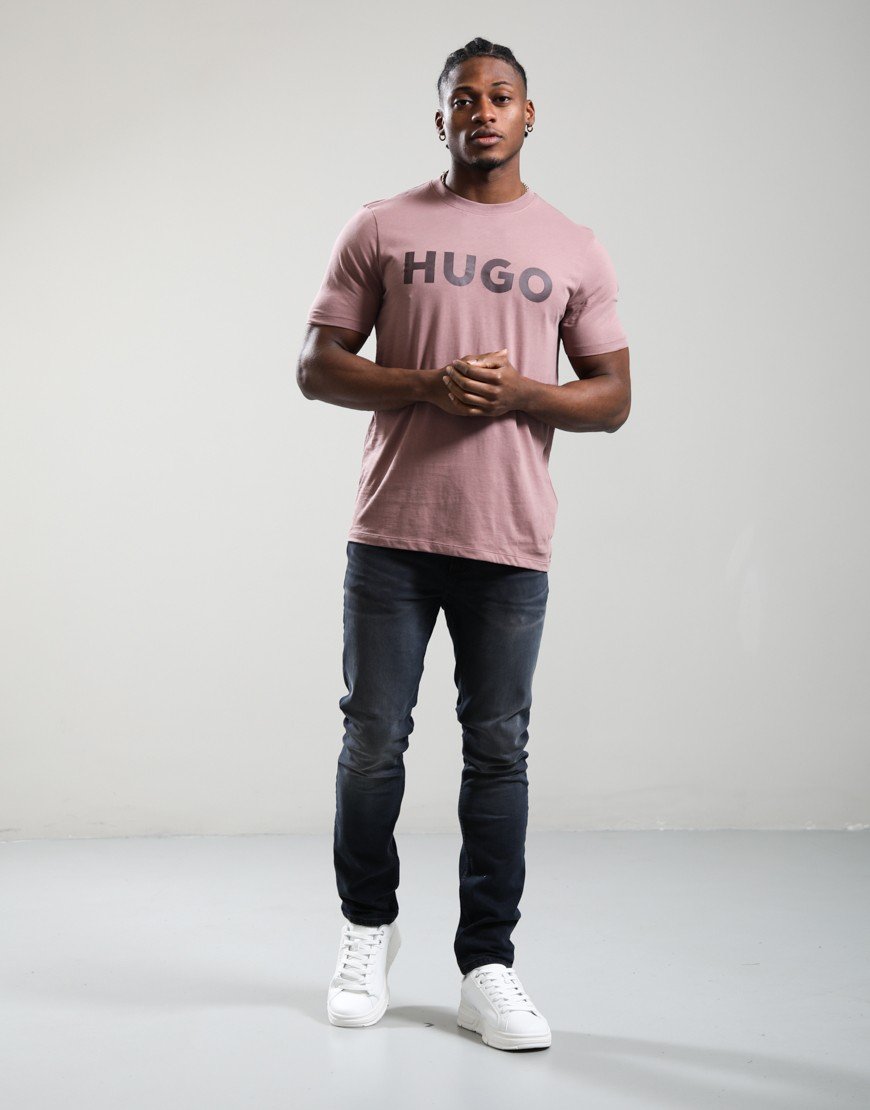 HUGO Dulivio T-Shirt Light Pastel Brown