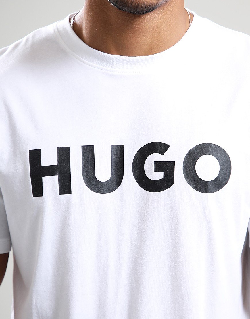 HUGO Dulivio T-Shirt Open White HUGO Dulivio T-Shirt Open White