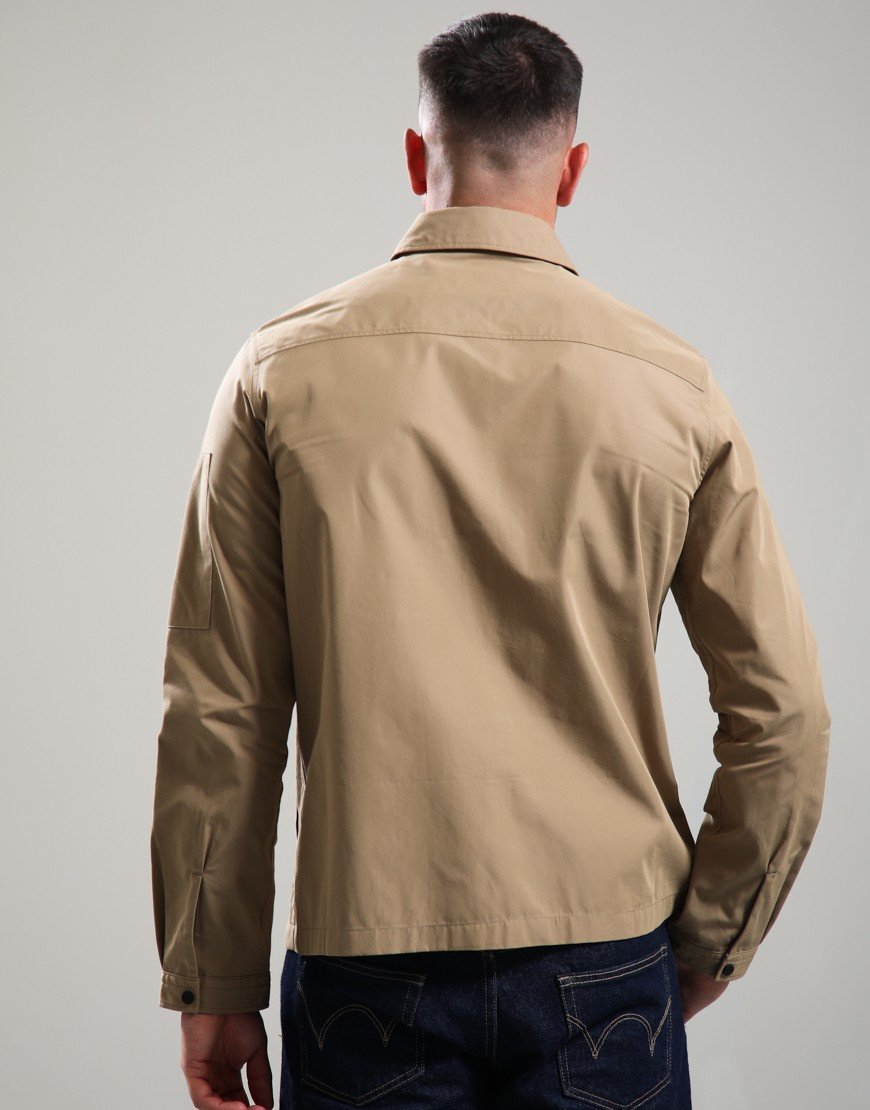 HUGO Emmond Overshirt Beige Overflow