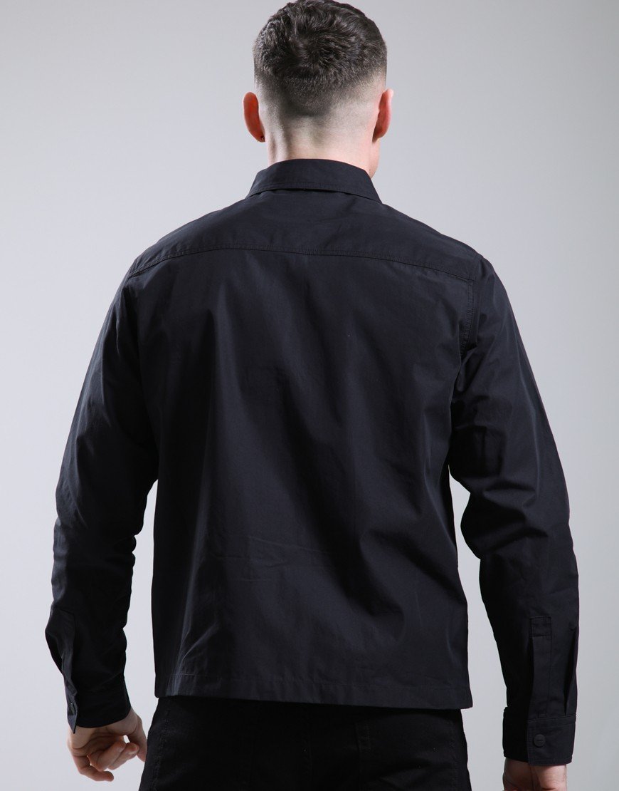 HUGO Evalom Overshirt Black