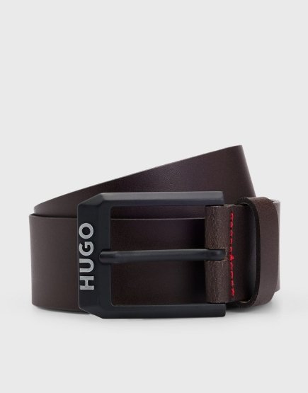 HUGO Gelio-B_Sz40 Belt Dark Brown