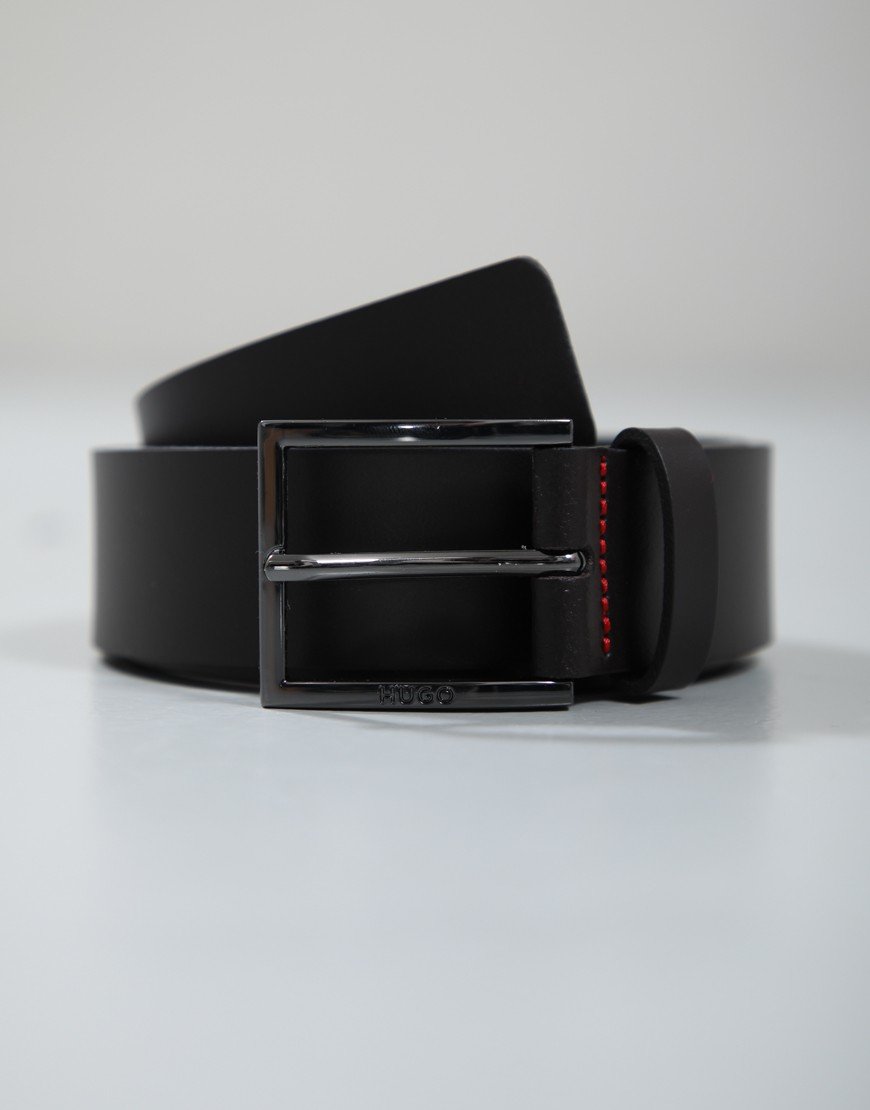 HUGO Geek_Sz35 Belt Dark Brown