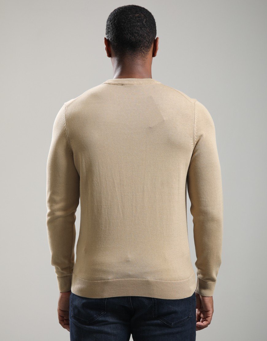 HUGO San Cassius-C2 Crew Knit Medium Beige