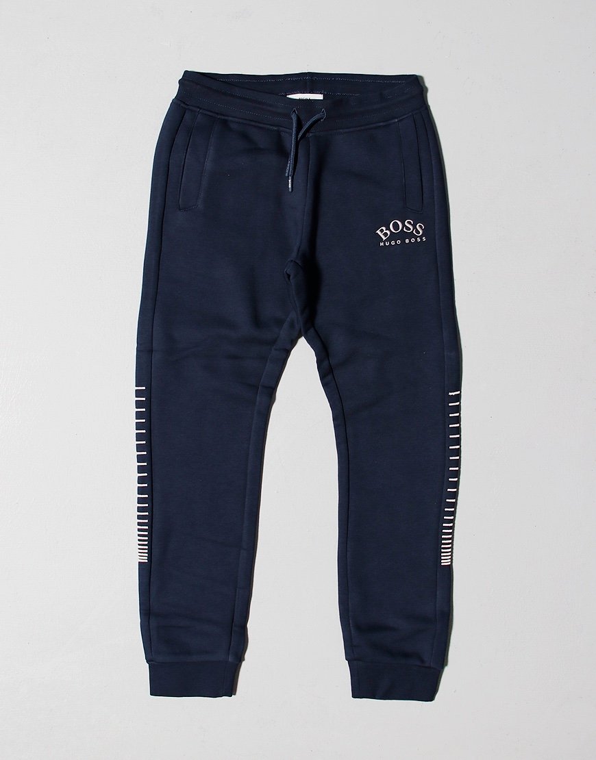boss navy joggers