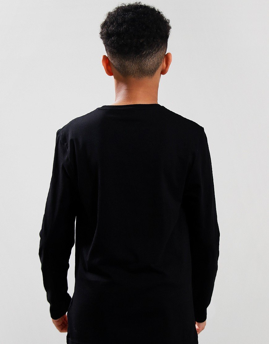 BOSS Kids Logo Long Sleeve T-Shirt Black