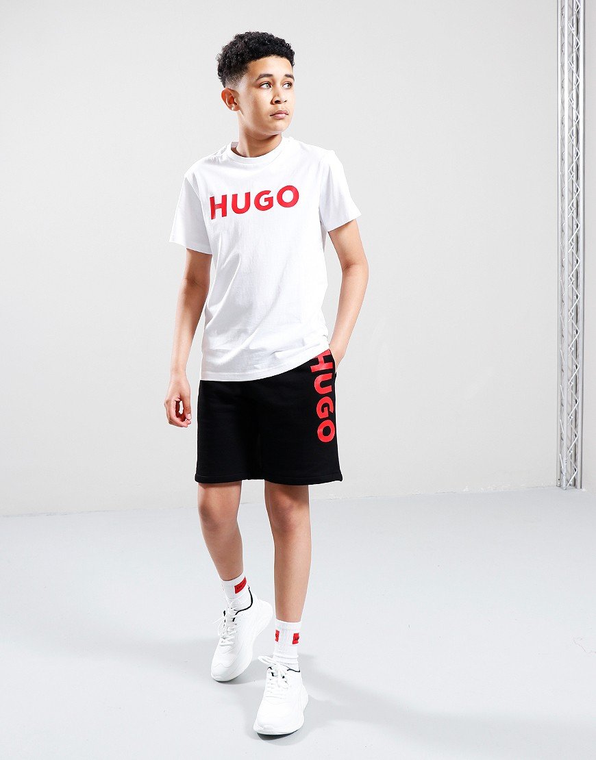 HUGO Kids Logo T-Shirt White