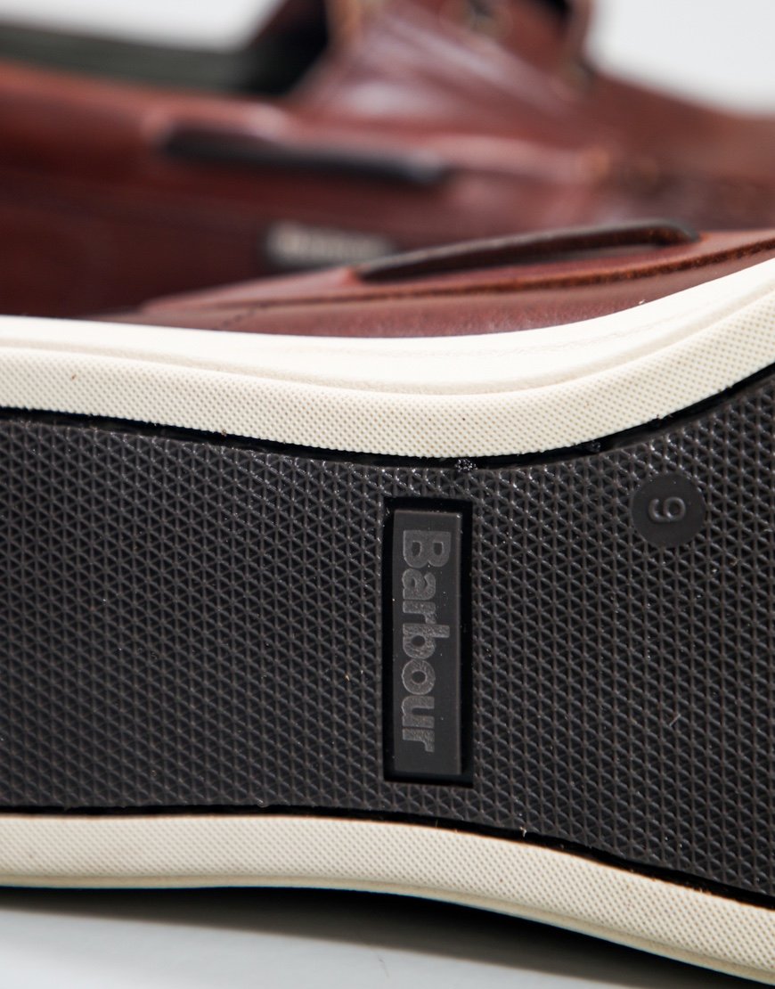 Barbour Rothley Boat Shoe Dark Brown